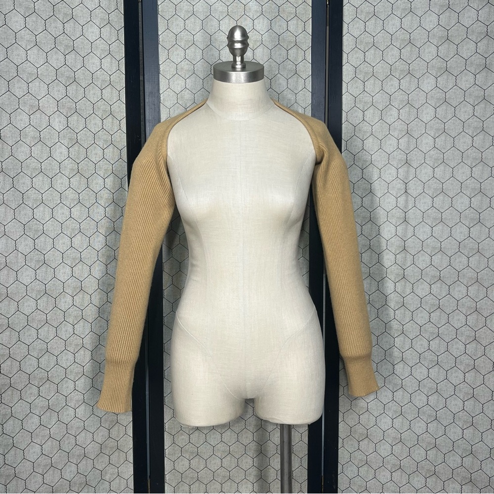 WAYF Where Are You From Ribbed Knit Crop Shrug